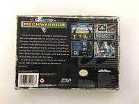 MechWarrior SNES (Super Nintendo, 1993) Authentic Carboard Box Only, No Game