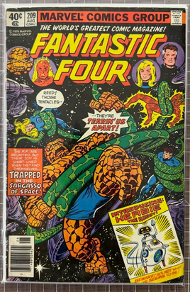 (1979) Fantastic Four #209: KEY ISSUE! (1ST) H.E.R.B.I.E. THE ROBOT! 3.0-4.0