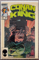 Lot of 2 Vintage Comic Books Marvel Conan the King 1985 #28 #29 5.5-7.0