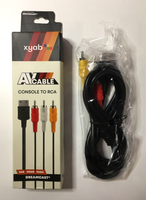 XYAB Composite AV Audio Video Cable TV Hookups RCA for Sega Dreamcast