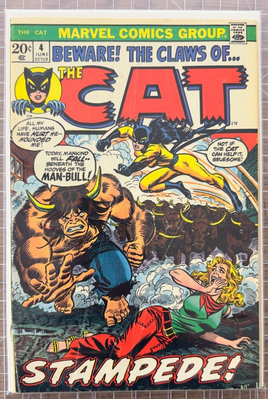 Beware The Claws Of The Cat  #4 Jim Starlin Marvel Comics 1973 3.0-4.0