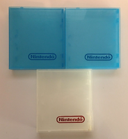 Blue & Clear NES Nintendo OEM Plastic Snap Game Case Hard Clamshell X 3