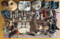 Rare HUGE Lot Of Star Wars ACTION FIGURES Various Lines Characters Weapons Parts