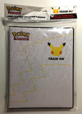 Pokemon Train On First Partner Collectors Binder Oversize Pikachu Card - Sealed