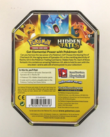 Pokemon TCG Hidden Fates Raichu GX Tin w/ Dice & Tokens, NO CARDS INCLUDED