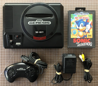 Sega Genesis Model 1 System W/ Controller, Hookups & Sonic the Hedgehog [NFR]