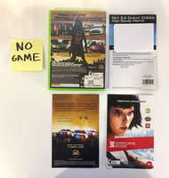 Need For Speed Undercover (Xbox 360, 2008) Box & Manual/Inserts - No Disc