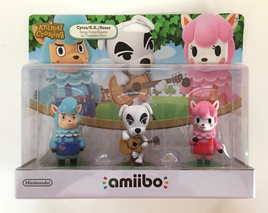 Nintendo Amiibo Animal Crossing Cyrus K.K. Reese Action Figure Pack - New Sealed