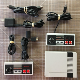 Nintendo NES Classic Edition Mini W/ OEM & Edge Controllers, HDMI, AC, Extender