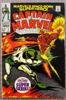 Captain Marvel 2 Marvel Comics 1968 2nd App Carol Danvers 3.0-4.0