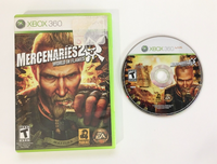 Mercenaries 2: World in Flames (Microsoft Xbox 360, 2008) EA - Box & Game Disc