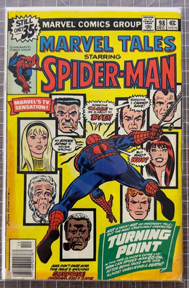 Marvel Tales 98  Marvel Comic (Amazing Spider-Man 121)  1978 4.0-5.0