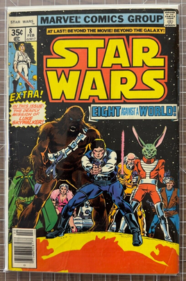 1978 Marvel Star Wars #8 1st Print Marvel Comic App Jaxxon 3.0-4.0