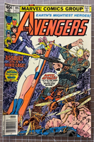 The Avengers #195 Marvel 1980 1st app Taskmaster cameo Newsstand 3.0-4.0