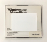 Microsoft Windows 2000 Advanced Server Install CD Set w/ Product Key