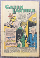 DC Comics 1960 GREEN LANTERN No. 2 VG Golden Thunderbolts - 1.0-2.0