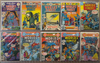 Lot of 19: 1941-1981 DC Comics World's Finest 3.0-8.0 conditions