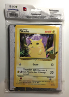 Pokemon Train On First Partner Collectors Binder Oversize Pikachu Card - Sealed