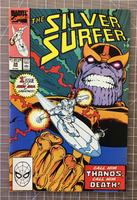 Silver Surfer # 34 Call Him Thanos, Call Him Death - Marvel Comic (1990) 4.5-5.5