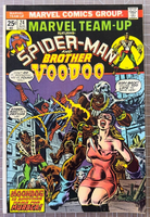 Marvel Team Up 24; Brother Voodoo; Mooney art; Marvel Comic 6.0-7.0