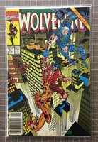 Wolverine #42 Newsstand - Silvestri - X-men - Marvel Comic (1991) 4-5