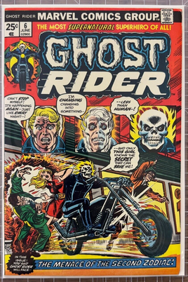 Ghost Rider # 6 June 1974 Marvel Tony Isabella Jim Mooney Sal Trapani 7.0-8.0