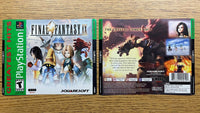 Front and Back Cover Box Case Art Panel PS1 Playstation 1  - You Pick - Loose