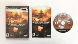 Conflict Zone Modern War Strategy PS2 (Sony PlayStation 2, 2002) CIB Complete