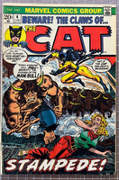 Beware The Claws Of The Cat  #4 Jim Starlin Marvel Comics 1973 3.0-4.0