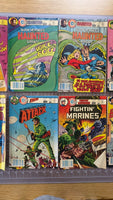 Bulk Lot Of 10 Charlton Comics Group Comics Reader Grade 1.0-5.0 Fightin' Army