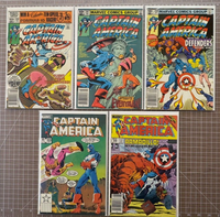 Captain America lot of 11 comics 1980-1985 Marvel 5.0-8.5