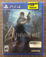 Resident Evil 4 (Sony PlayStation 4, 2016) Capcom - New Sealed - US Seller