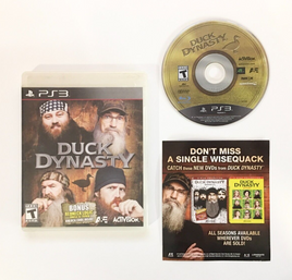 Duck Dynasty PS3 (Sony PlayStation 3, 2014) Activision - Box & Game Disc