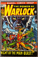 The Power of Warlock #1 1st Solo Origin of Adam Marvel 1972 6.0-7.0