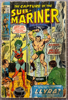 Sub-Mariner #32 1st Appearance Llyra! Marvel Comic 1970 0.5-1.5 Reader