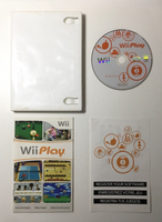 Wii Play (Nintendo Wii, 2007) Box, Disc & Manual - No Art Work - US Seller