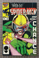 Web of Spiderman #15 1st App Chance Nicholas Powell Marvel Comic (1986) 3.5-4.5