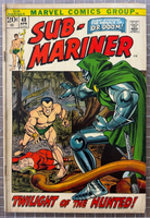 Sub-Mariner #48 Doctor Doom Gil Kane Gene Colan Marvel Comic 1972 2.0-3.0