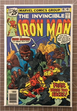 The Invincible Iron Man #88 Fear Wears Two Faces - Marvel Comic (1976) 5-6