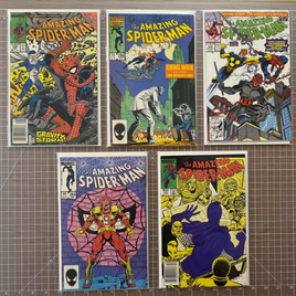 AMAZING SPIDER-MAN Marvel Comics- Lot Of 5 5.0-7.5 - 326 286 354 247 264