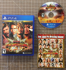 Fire Pro Wrestling World Day One Edition PS4 (PlayStation 4, 2018) CIB Complete