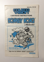 Original Donkey Kong [Guide No. 78214B] (Coleco Vision, 1981) Manual Only