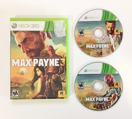 Max Payne 3 (Microsoft Xbox 360, 2012) Rockstar Games - Box & Discs