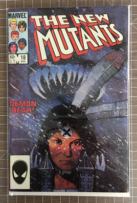 New Mutants #18 1st Series - X-men - Marvel Comic (1984) 6-7