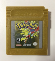 Pokemon Gold Version (Nintendo Game Boy Color, 2000) Authentic Battery Replaced