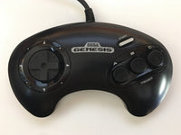 Official Sega Genesis 3 Button Controller OEM [Black] Model N.o 1650 - Tested