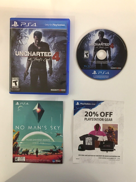 Uncharted 4: A Thief's End PS4 (Sony PlayStation 4, 2016) CIB Complete