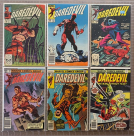 Daredevil Marvel Comics Lot Of (6) Issues 1976 3.0-6.5 262 200 199 191 143 137