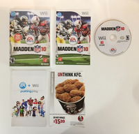 Madden NFL 10 (Nintendo Wii, 2009) EA Sports - Football - CIB Complete US Seller