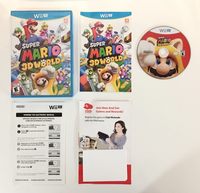 Super Mario 3D World (Nintendo Wii U, 2013) CIB Complete - Tested - US Seller